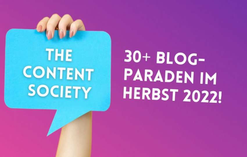 Make Blogparaden great again: 30+ Blogparaden im Herbst 2022
